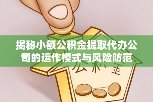 芮城揭秘小额公积金提取代办公司的运作模式与风险防范