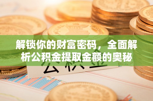 芮城解锁你的财富密码，全面解析公积金提取金额的奥秘