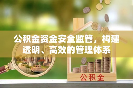 芮城公积金资金安全监管，构建透明、高效的管理体系