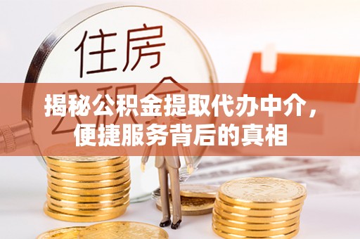 芮城揭秘公积金提取代办中介，便捷服务背后的真相