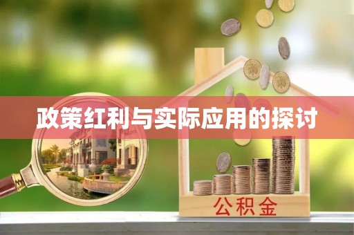 芮城政策红利与实际应用的探讨