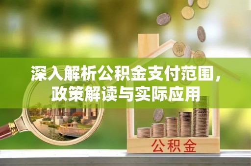 芮城深入解析公积金支付范围，政策解读与实际应用