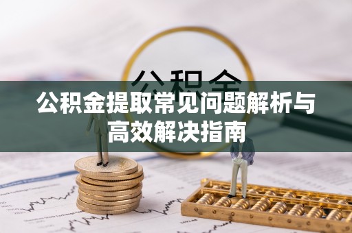 芮城公积金提取常见问题解析与高效解决指南