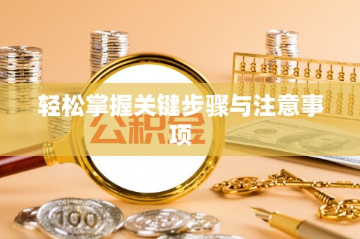 芮城轻松掌握关键步骤与注意事项