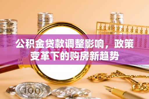 芮城公积金贷款调整影响，政策变革下的购房新趋势