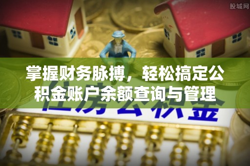 芮城掌握财务脉搏，轻松搞定公积金账户余额查询与管理