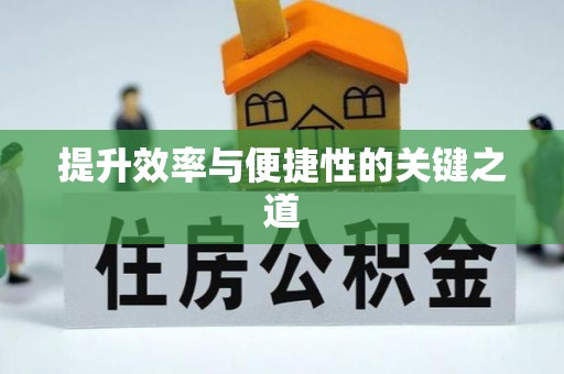 芮城提升效率与便捷性的关键之道