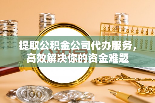 芮城提取公积金公司代办服务，高效解决你的资金难题