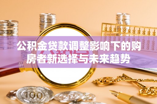 芮城公积金贷款调整影响下的购房者新选择与未来趋势