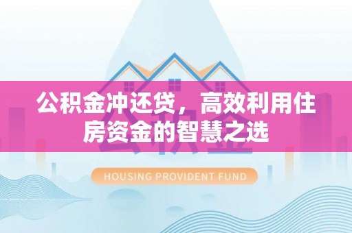 芮城公积金冲还贷，高效利用住房资金的智慧之选