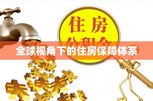 芮城全球视角下的住房保障体系